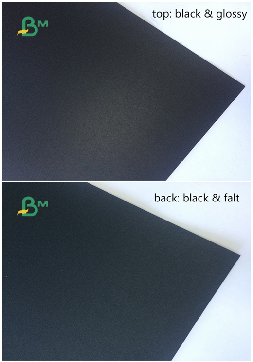 กระดานกระดาษสีดำ, กระดาษสีดำ, กระดานกระดาษสีดำเคลือบ