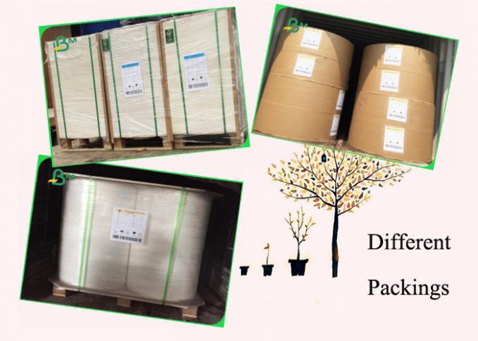 80g 100g UWF Uncoated Woodfree Paper Packing In Rolls Can PE Coated 1000mm