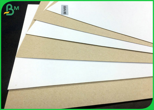 ด้านเดียวเคลือบ 300GSM เพล็กซ์กระดานขาวกลับด้วยการรับรอง FSC One Side Coated 300GSM Duplex Board White Back With FSC Certification