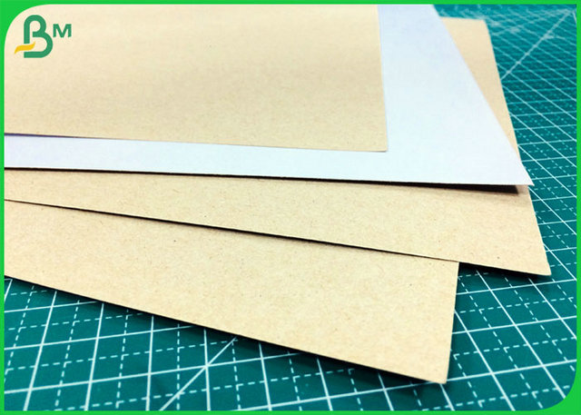 ด้านเดียวเคลือบ 300GSM เพล็กซ์กระดานขาวกลับด้วยการรับรอง FSC One Side Coated 300GSM Duplex Board White Back With FSC Certification
