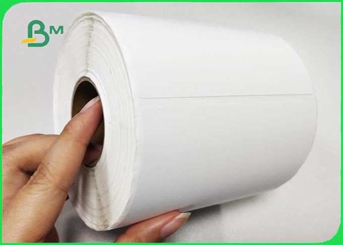 White Color Thermal Sticker Paper PVC Proof 40 * 30cm For Bar Code Printing