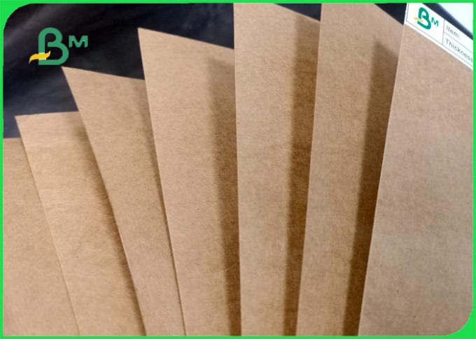 225gsm 250gsm Good printing performance FDA brown kraft paper for paper tray