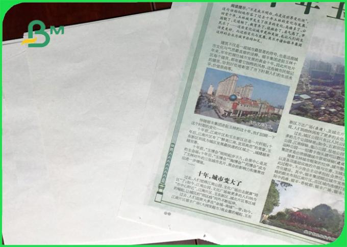 48.8gsm 50gsm 53gsm thin and flexible journal wood pulp paper for printing