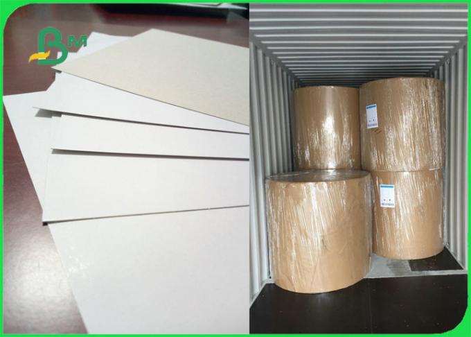 100% Recycled Coated  White With Grey Back Duplex CCNB Paper For Shoes Boxes