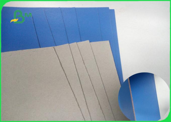 Blue Green Lacquered Solid Paperboard 1.3mm 1.5mm For Carton Box Certificates Storage Box