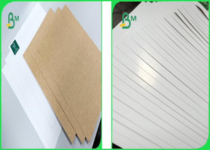 32*40inch wood pulp 140 170grs Flip side kraft paper for shipping bags