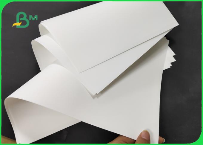100um 135um Synthetic Paper White Color Two Sides Matt For Certificate
