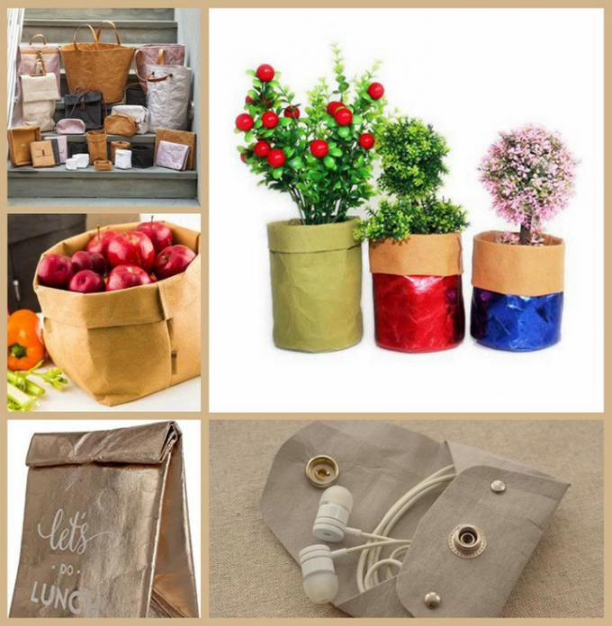 Recyclable Eco friendly Red Washed Kraft Paper For Snack Bags 150cm * 100M