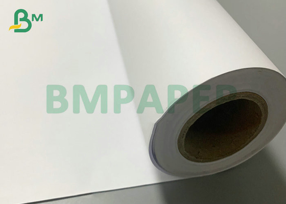 White Smothess 20lb CAD Plotter Paper 54 '' x 300ft สำหรับงานเขียนแบบวิศวกรรม