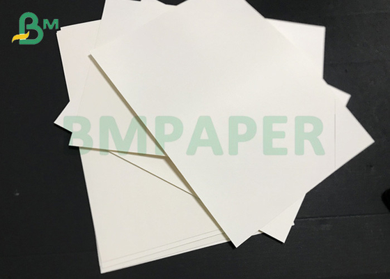 สีขาวธรรมชาติ 210g + 15g กระดาษเคลือบฟิล์ม PE สำหรับวัตถุดิบถ้วยกระดาษ