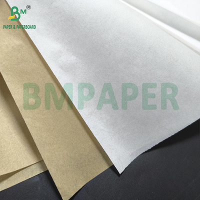 กระดาษเรียบกันไขมัน กระเป๋าแซนวิช กระดาษชุด 7 กล่องอาหาร สีขาวธรรมชาติ