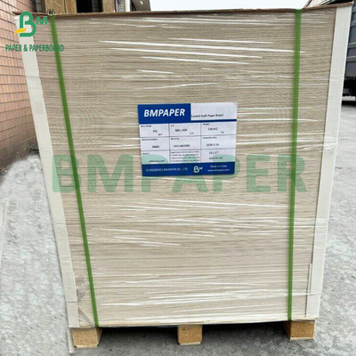 350 กรัม CKB ผิวขาว ผิวน้ําตาล กระดาษหลัง Kraft สําหรับกล่องสลัด 25' x 38'
