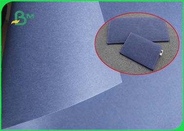 กระดาษสีน้ำเงินซักผ้า Kraft Liner กระดาษความหนา 0.55 มม. สำหรับทำกระเป๋าสตางค์