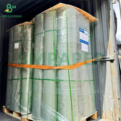 แคร์ฟท์ที่สามารถล้างได้ที่มีเนื้อเยื่อ P0.55mm 150cm X 100m 50maper Rolls For Jeans Label