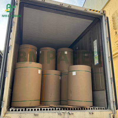 200 กรัม กระดาษกระดาษ Kraft ขาว สําหรับกระดาษหลักธรรมเนียม 300 มม - 1800 มม ความกว้างม้วน