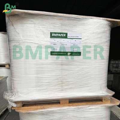 FDA 24gsm 28gsm กระดาษบรรจุกระดาษถักฟัน 26.5mm 27mm x 5000m ไม่มีรสและปิดได้ด้วยความร้อน
