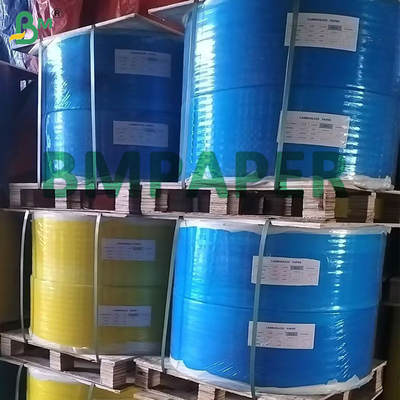 50-120gsm ภาพใสเคลือบ NCR กระดาษสําเนาไร้คาร์บอน กระดาษสําเนา CB / CF / CFB หนังสือม้วนสําหรับใบชําระเงินและใบเสร็จ