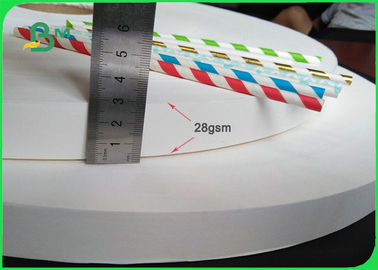 กระดาษสำหรับอาหารเกรดเอ 28 กรัม 60gsm 13mm 15mm กระดาษสำหรับดื่มสำหรับการพิมพ์