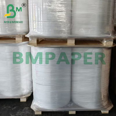กระดาษห่อหลอดสีขาวบริสุทธิ์เกรดอาหาร 26g สำหรับดื่ม ขนาด 28/29mm x 6000m