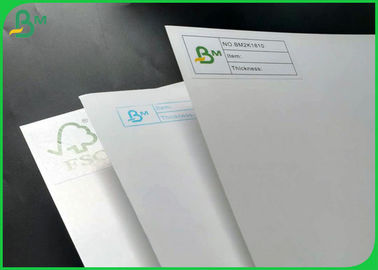 FSC เคลือบและเยื่อกระดาษเย็บกระดาษสไตล์กระดาษเคลือบเงาความสว่างสูง 90g 100g 105g