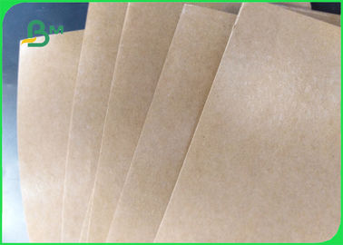 PE กระดาษคราฟท์สีน้ำตาลเคลือบกันน้ำ 50 - 500gsm สำหรับกล่อง Takeaway