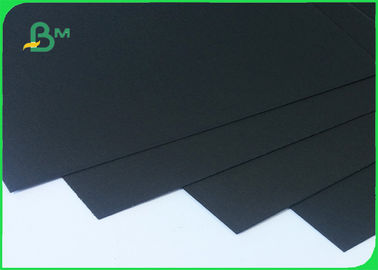ความหนาสีดำคู่กำหนดเองกระดานดำ 100% เยื่อกระดาษรีไซเคิลสำหรับบรรจุในแผ่น