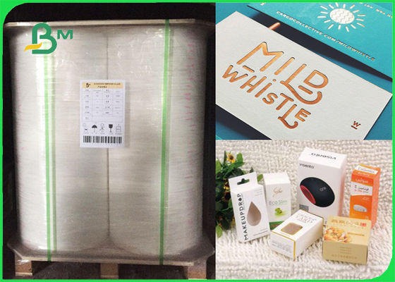 250/300gsm FSC ได้รับการรับรองการพิมพ์ที่ดีมันวาวกล่องพับคณะกรรมการในม้วน