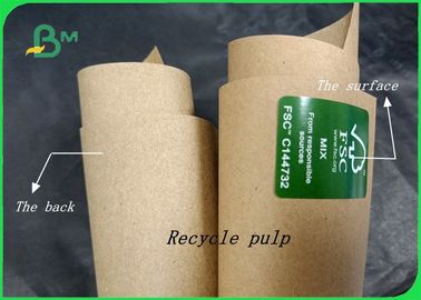 80gr - 140gr Recycle Pulp Good Toughness แผ่นกระดาษคราฟท์สำหรับถุงช้อปปิ้ง