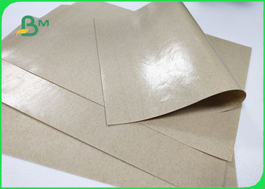 กระดาษคราฟท์สีขาวและน้ำตาล 60g 150g 36 &amp;#39;&amp;#39; ในม้วนเคลือบ PE Moistureproof