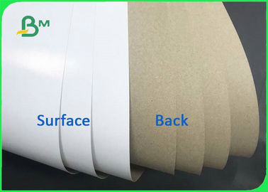 ความมั่นคงที่ดี 140gsm 170gsm กระดาษเคลือบขาวและไม่มีซับในสำหรับกระดาษแข็ง