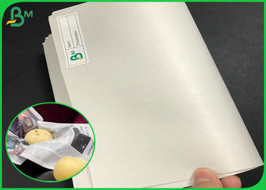 แผ่นกระดาษเปล่าเปล่าสีขาวเคลือบผิวขาวขนาด 48.8 แกรมกระดาษพิมพ์เยื่อบริสุทธิ์