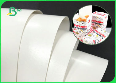 สองด้านสีขาว 300GSM 350GSM PE เคลือบกระดาษบอร์ดสำหรับกล่องอาหารจานด่วน