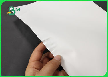 กระดาษสังเคราะห์ 100um 135um สีขาวสองด้านสำหรับใบรับรอง