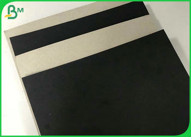 กระดาษแข็งลามิเนตสีดำขนาด 1.5 มม. 1.5 มม. พร้อมสีเทาโดยไม่มีการเคลือบด้านหลัง