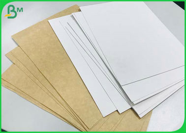 กล่องกระดาษคราฟท์เคลือบสีขาวขนาด 325 แกรมสำหรับกล่องใส่อาหารแบบใช้แล้วทิ้ง
