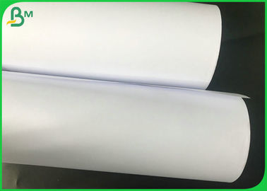 รูปแบบกว้าง 50g 60g 70g กระดาษพล็อตเตอร์สีขาวสำหรับการวาดเสื้อผ้า