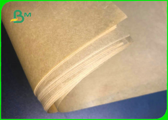 กระดาษคราฟท์สีน้ำตาลเป็นมิตรต่อสิ่งแวดล้อม 45gsm 50gsm สำหรับถุงบรรจุภัณฑ์