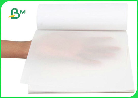 กระดาษลอกลายสีขาวโปร่งแสง 73gsm 83gsm สำหรับการพิมพ์และการวาดภาพ