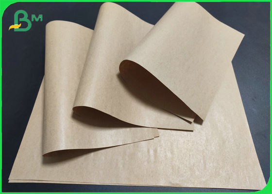 50gsm - 120gsm กระดาษคราฟท์ที่ไม่เคลือบผิวรีไซเคิลม้วนวัสดุกระเป๋าถือที่ทนทาน