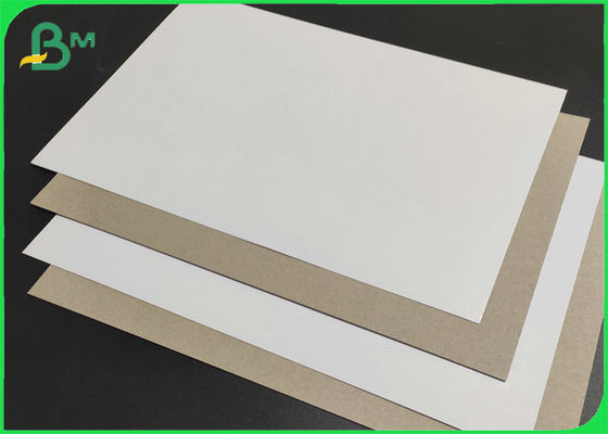 เยื่อกระดาษรีไซเคิล 350gsm 450gsm กระดาษเคลือบสีขาวสำหรับทำกล่องบรรจุภัณฑ์