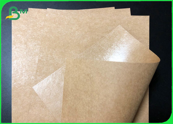กระดาษคราฟท์เคลือบ PE ทนต่อการฉีกขาด 230g + 10g สำหรับทำกล่องอาหารทอด