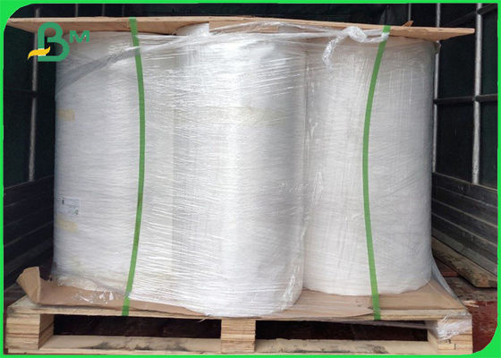 กระดาษสังเคราะห์ม้วนกันน้ำ 200um สำหรับพิมพ์สำหรับฉลากขวดกลม