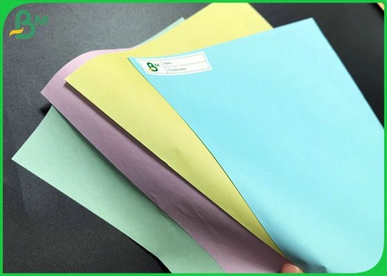 การพิมพ์ด้วยคอมพิวเตอร์ กระดาษสำเนาปลอดคาร์บอนสีขาวและสีสันสดใส ม้วนจัมโบ้