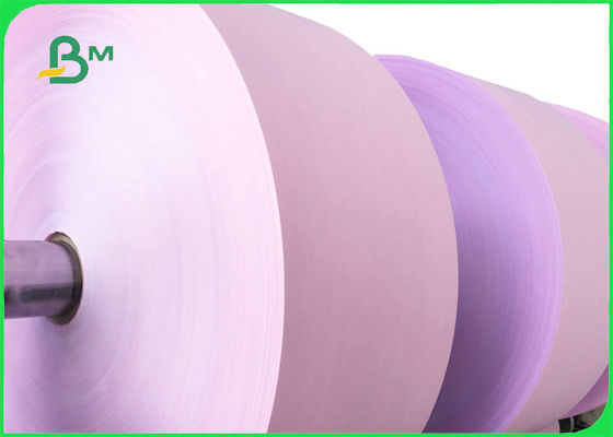 ม้วนกระดาษ NCR สีชมพู 50 แกรมสำหรับสัญญาขายความสว่างสูง 70 × 80 ซม.
