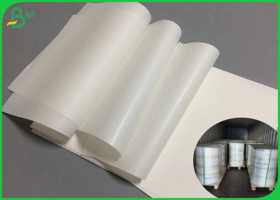 กระดาษคราฟท์สีขาวเกรดอาหาร 120 แกรมมีขนาดที่กำหนดเองเพื่อห่อมันฝรั่งทอด