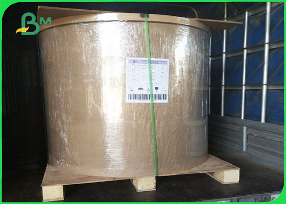 48gsm Jumbo Roll 690mm กระดาษความร้อนสีขาว 690mm สำหรับ Labels