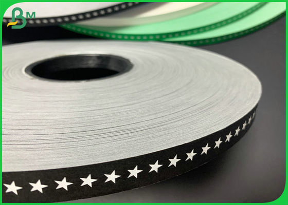 กระดาษเกรด Slitted 60gsm 15mm สีดำพิมพ์ฟางกระดาษสำหรับเครื่องดื่ม Straw