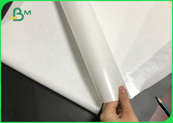กระดาษบรรจุอาหาร 40gsm 60gsm 1 PE เคลือบกระดาษคราฟท์สีขาวม้วนจัมโบ้