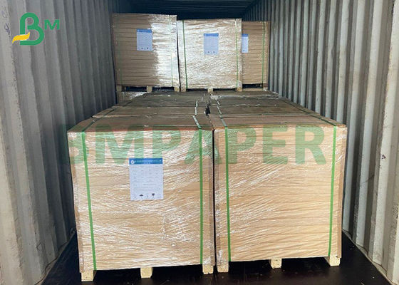 กระดาษแข็งสีขาวผิวเรียบด้านหนึ่งเคลือบปลอดภัยสำหรับบรรจุภัณฑ์อาหาร