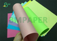 สีเขียวสีชมพู 180Gram 210Gram Bristol Color Light Uncoated Paper สำหรับการพิมพ์